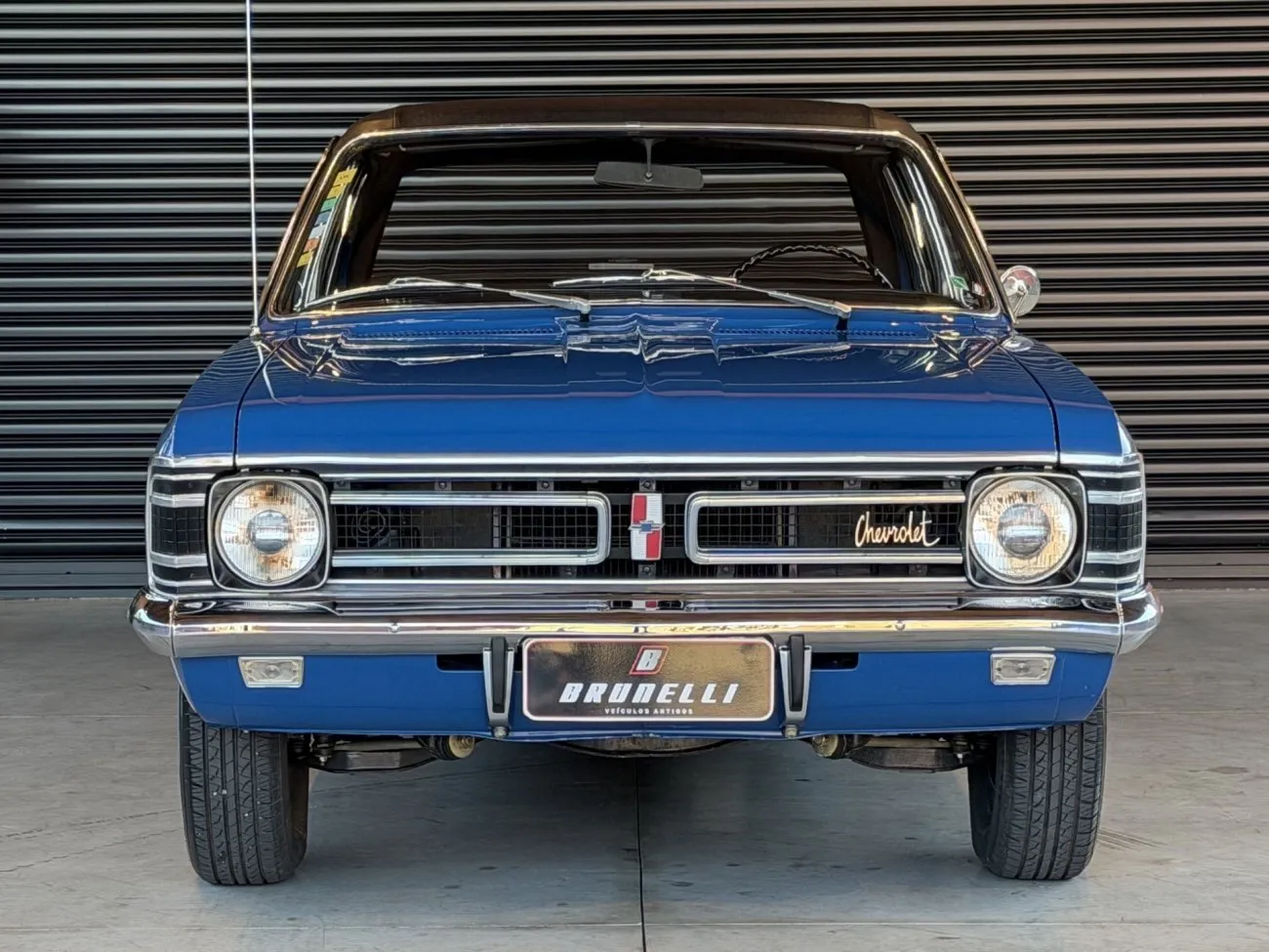 Chevrolet Opala De Luxo 1971 Azul Firmamento em exposição