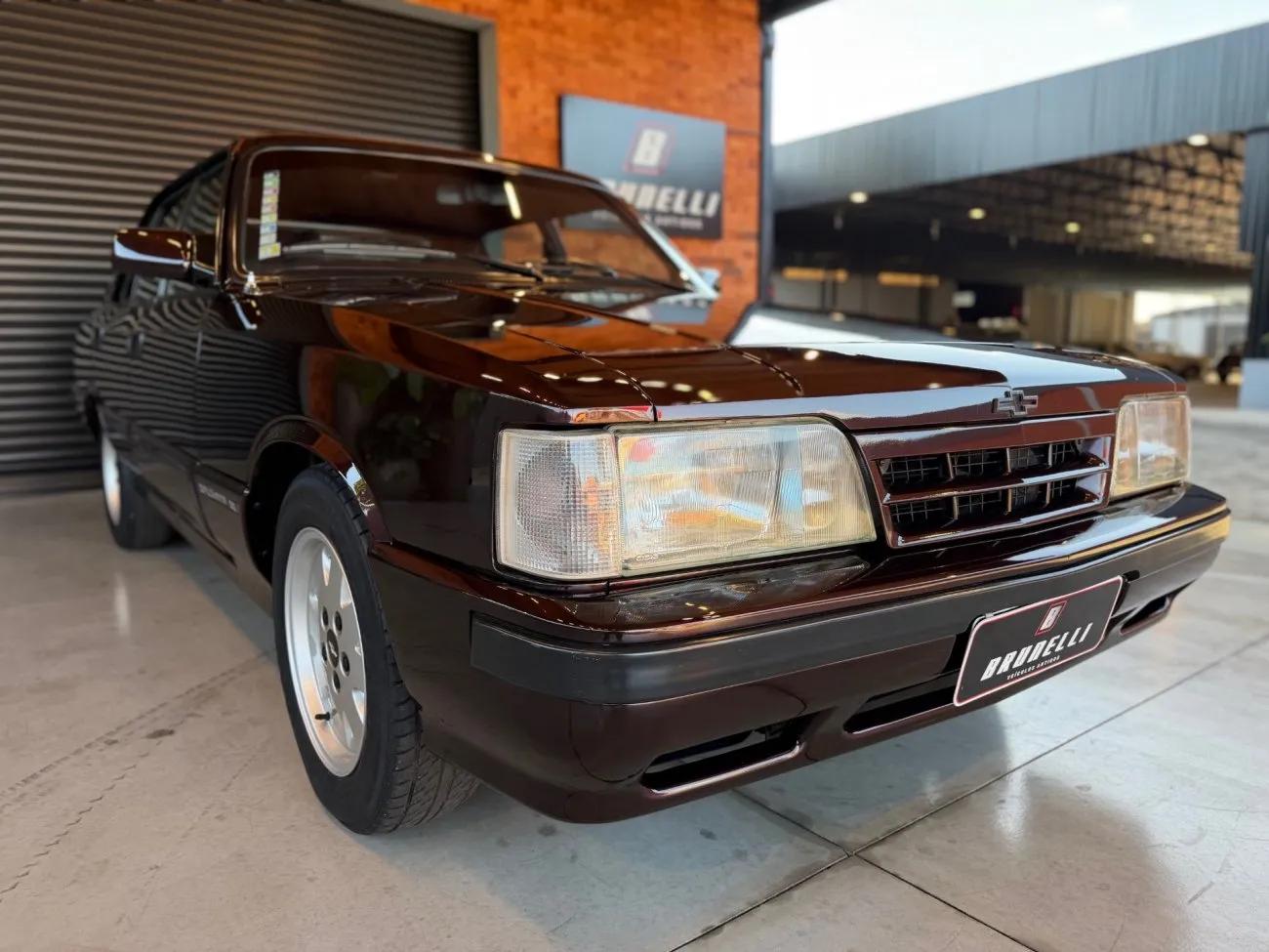 Chevrolet Opala Diplomata SE 1991 preparado para teste de rodagem