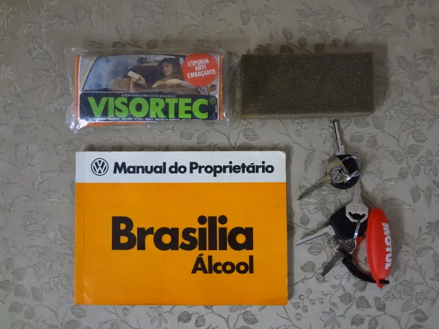 Estrutura da Volkswagen Brasília antiga para restauração