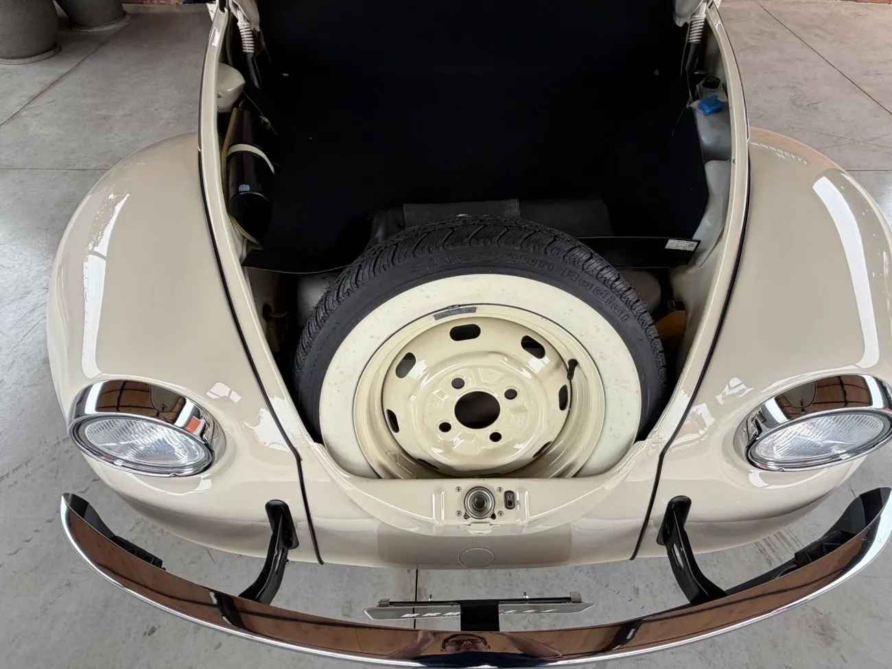 Compartimento mecânico do Volkswagen Fusca Última Edición 2003