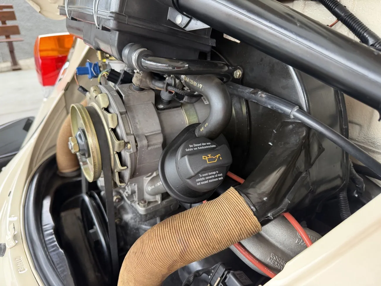Detalhes da carroceria mexicana do Fusca Última Edición