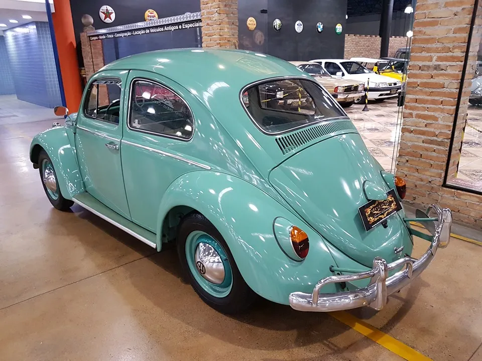 Compartimento traseiro e arrefecimento do Fusca 1200