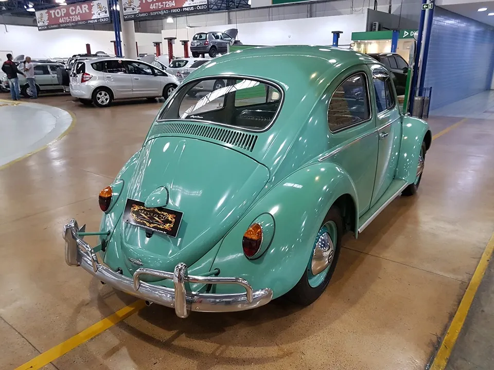 Suspensão e rodas do Volkswagen Fusca 1962