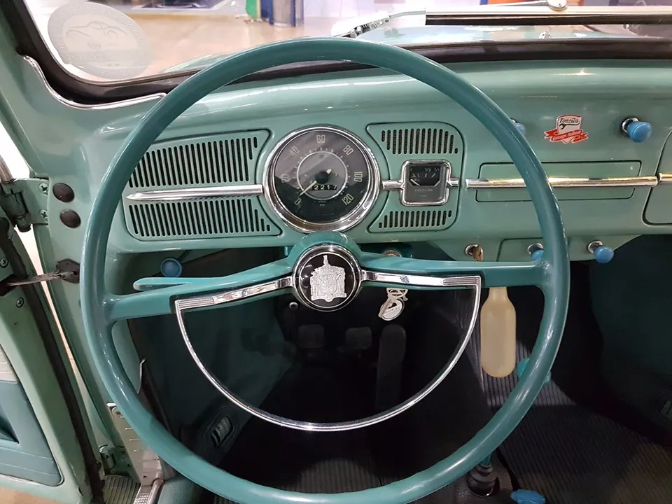 VW Fusca 1200 1962 pronto para teste de rodagem