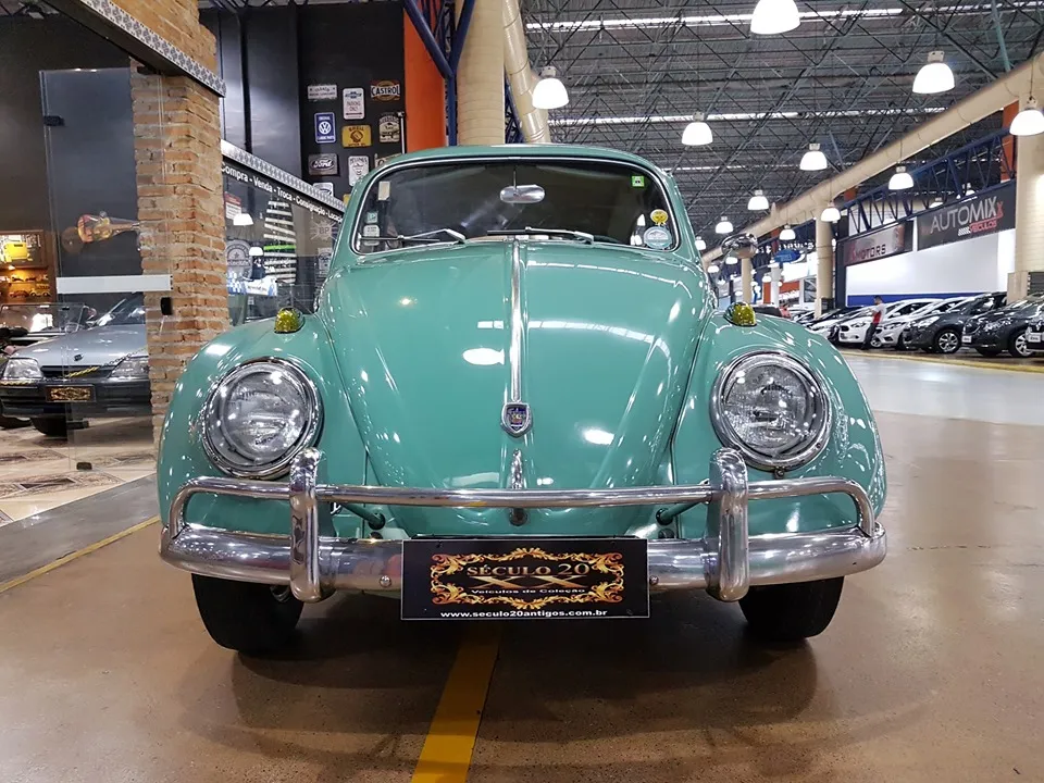 Detalhe de carroceria do Volkswagen Fusca 1962