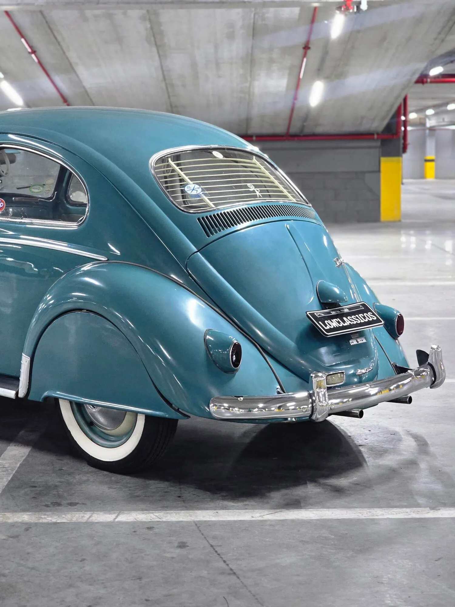 Detalhes externos do Volkswagen 1959