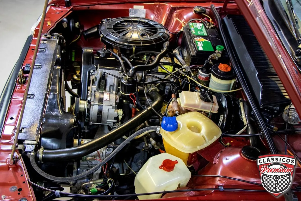 Santana GLS 1989 preservado em exposição